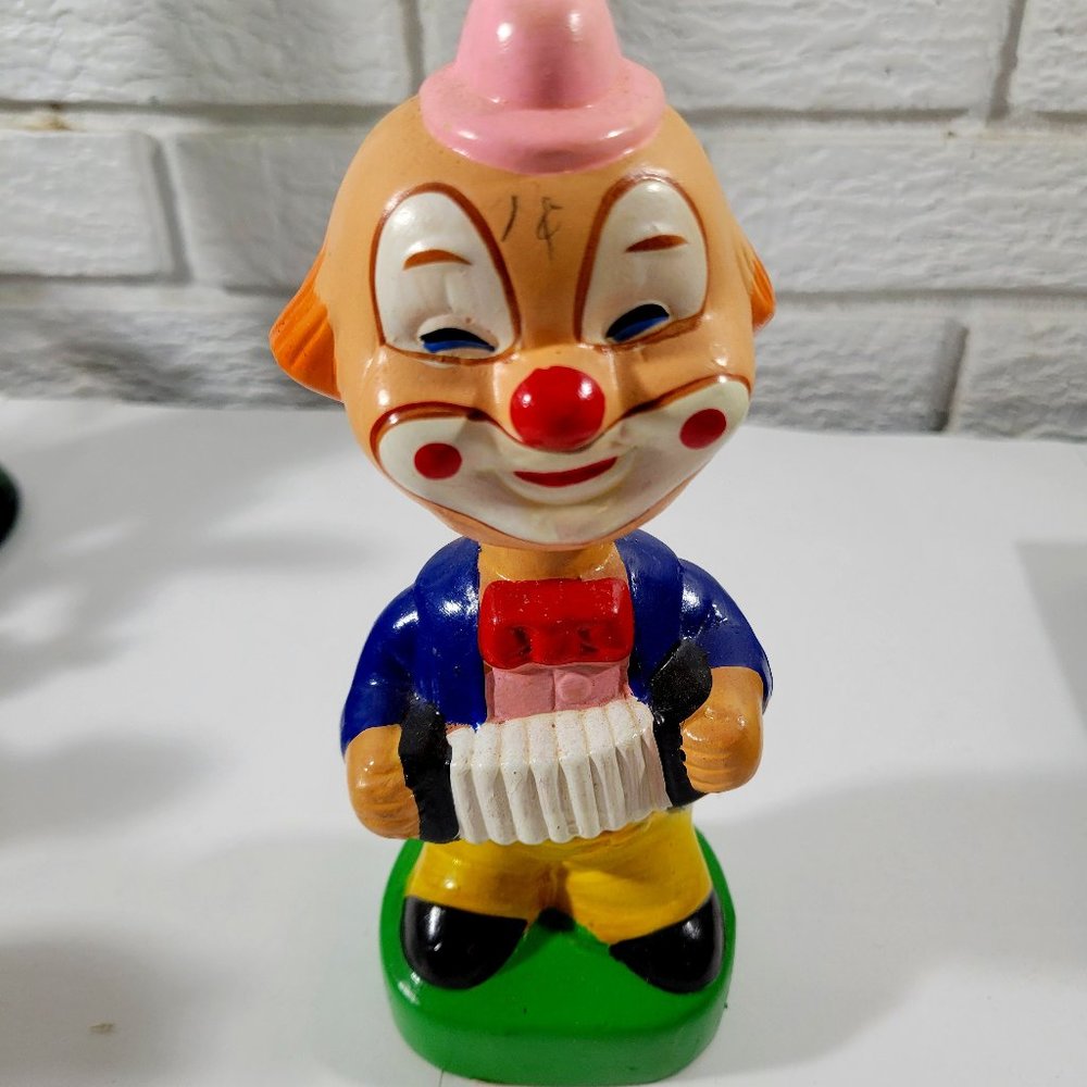 Vintage Nodders Bobblehead Clown Bank -- #1244